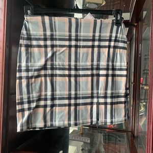 Plaid skirt